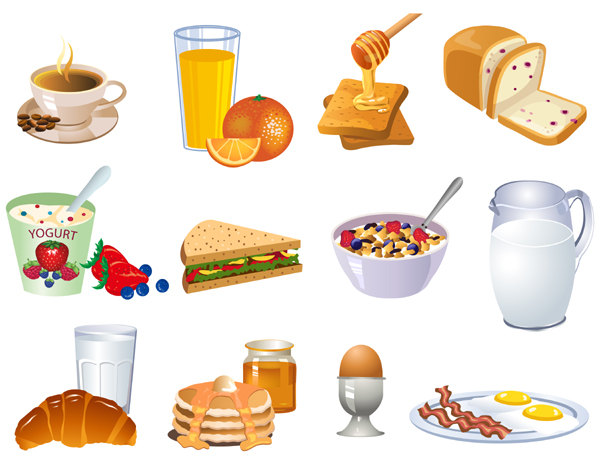 free download clipart images breakfast meeting